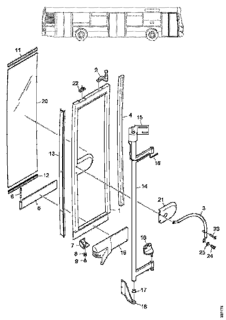 Buy 1740797 DOOR PILLA SCANIA