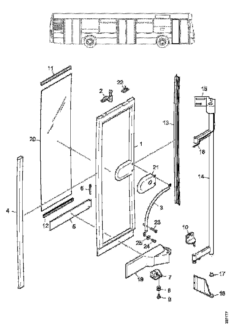 Buy 1740815 DOOR PILLA SCANIA