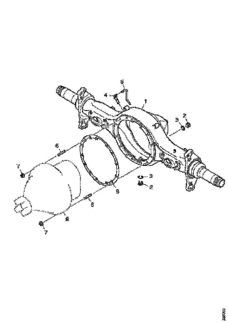 Buy 1743707 REAR AXLE SCANIA