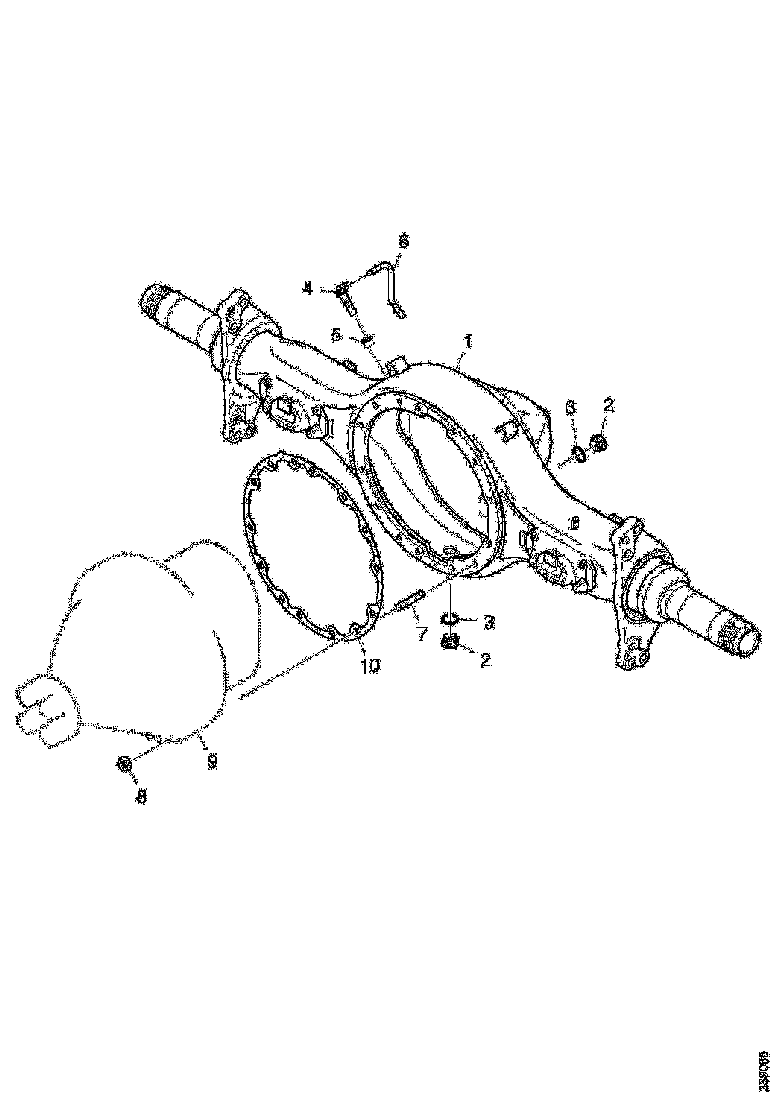 Buy 1743716 REAR AXLE SCANIA
