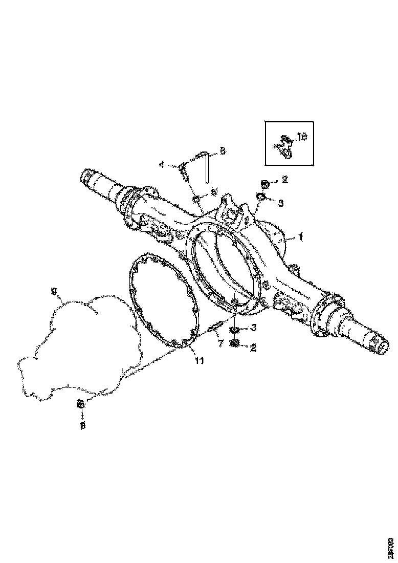 Buy 1743725 REAR AXLE SCANIA