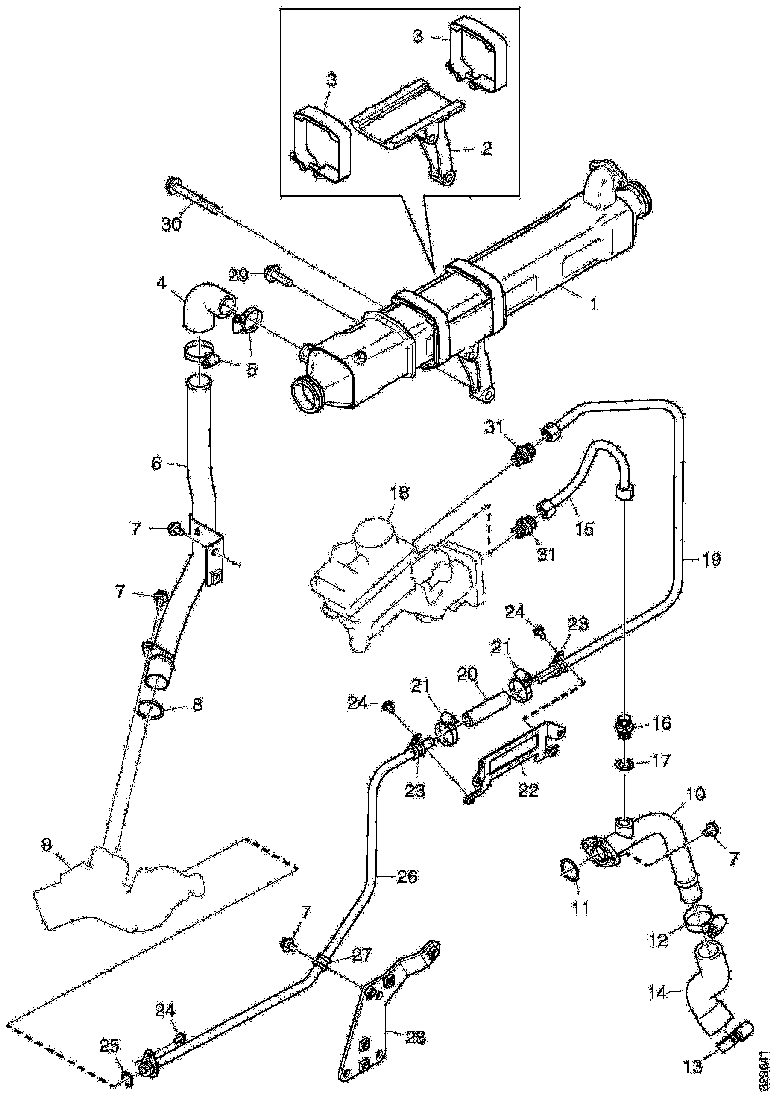 Buy 1746184 WATER PIPE SCANIA