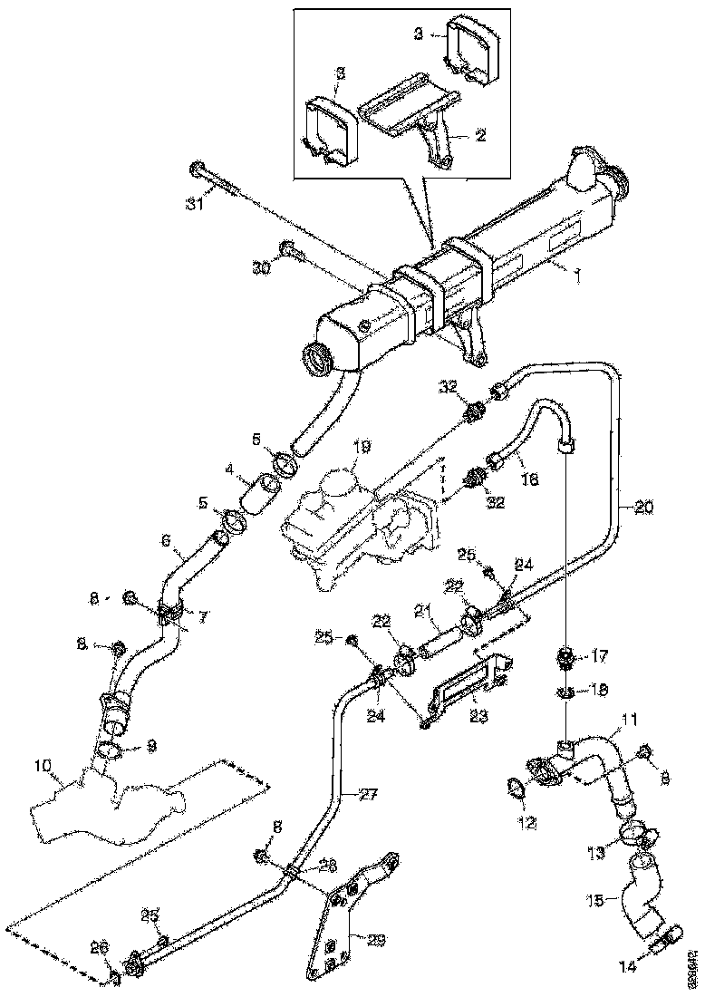 Buy 1746185 WATER PIPE SCANIA