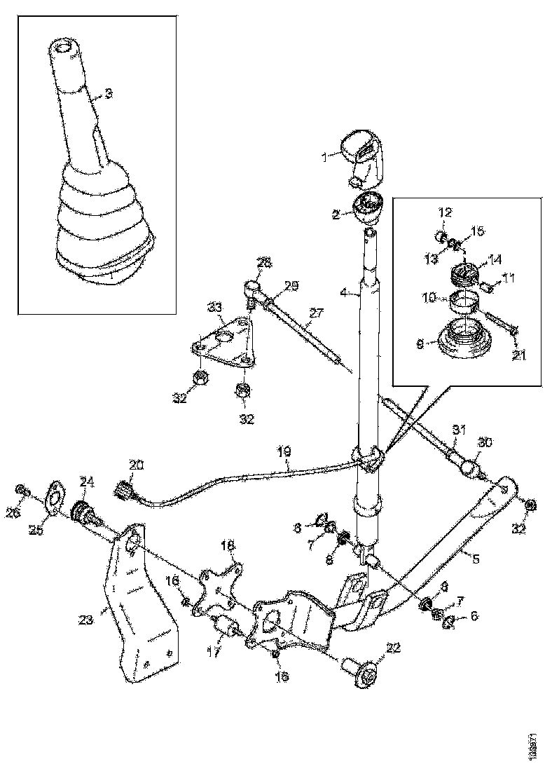 Buy 1751021 GEAR LEVER SCANIA