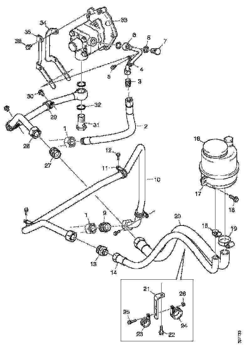 Buy 1755359 HYDRAULIC PIPE SCANIA