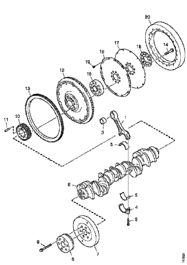 Buy 1756944 CRANKSCAFT SCANIA