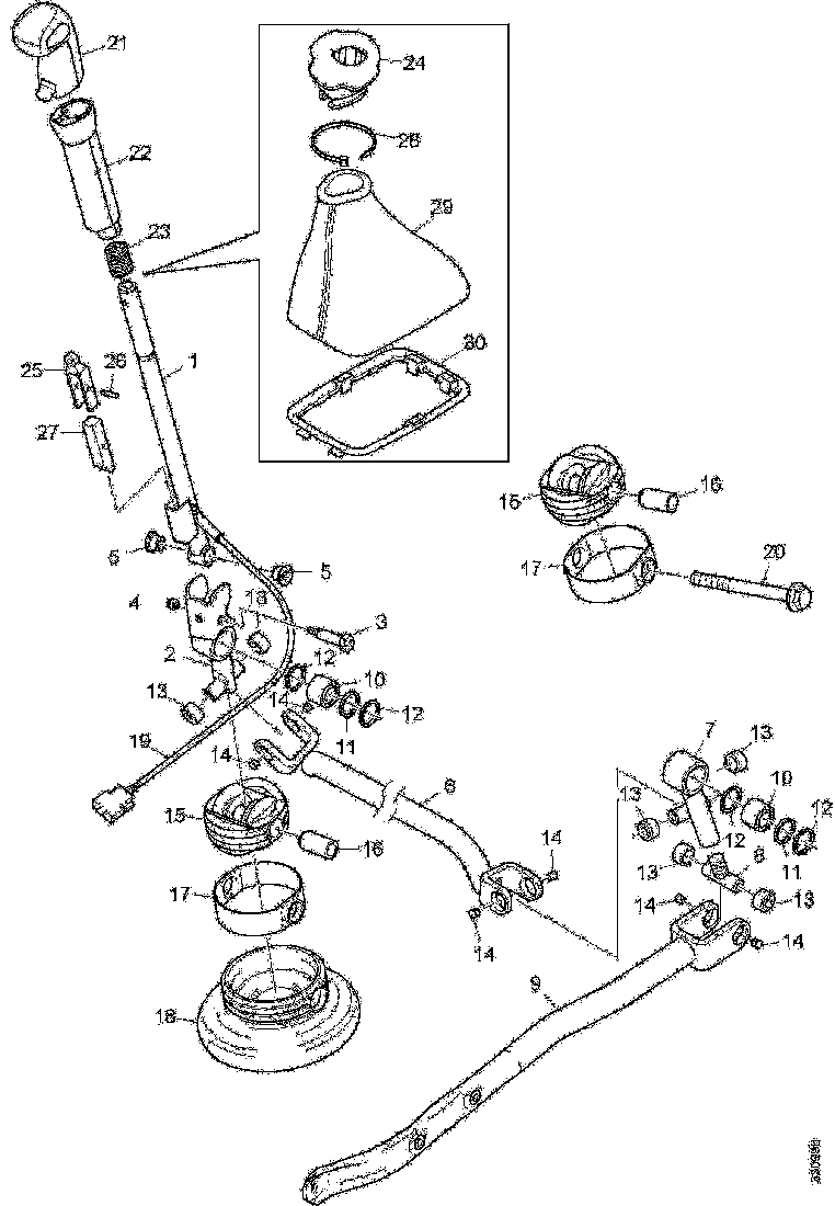 Buy 1760363 GEAR LEVER SCANIA