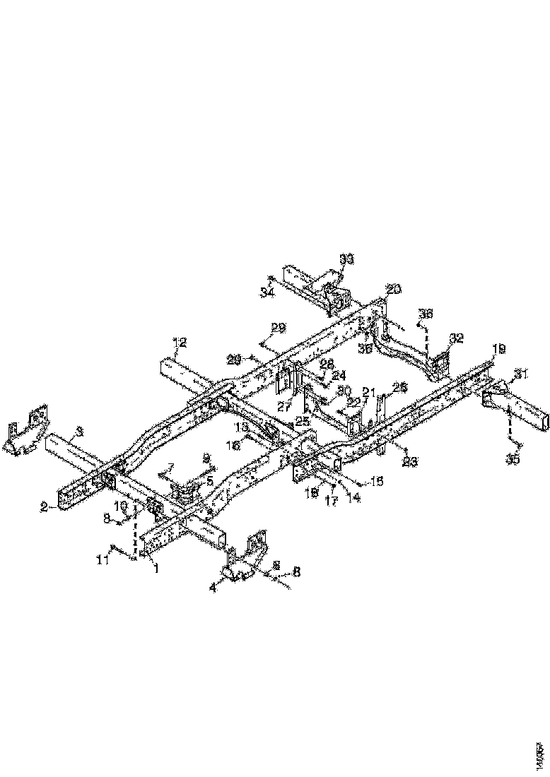 Buy 1761123 CROSS MEMBER SCANIA