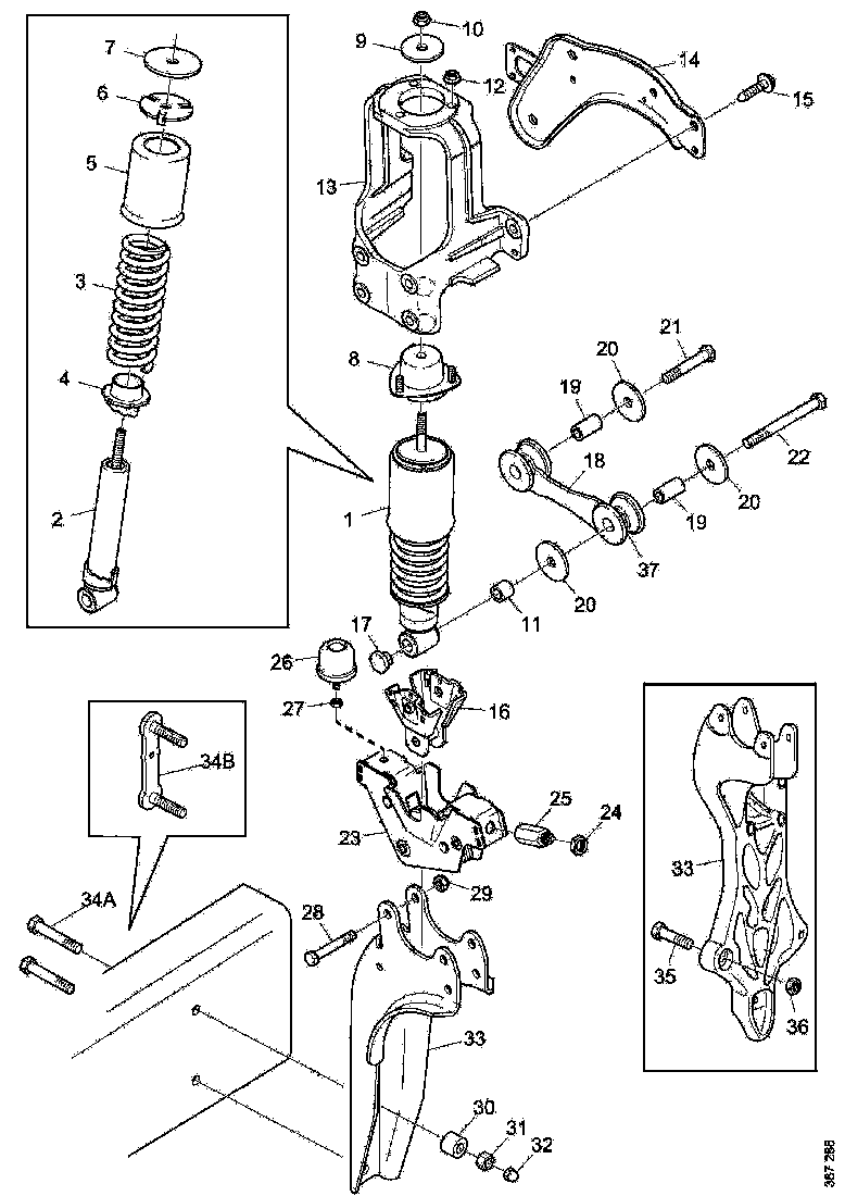 Buy 1761372 SHOCK ABSORBER SCANIA