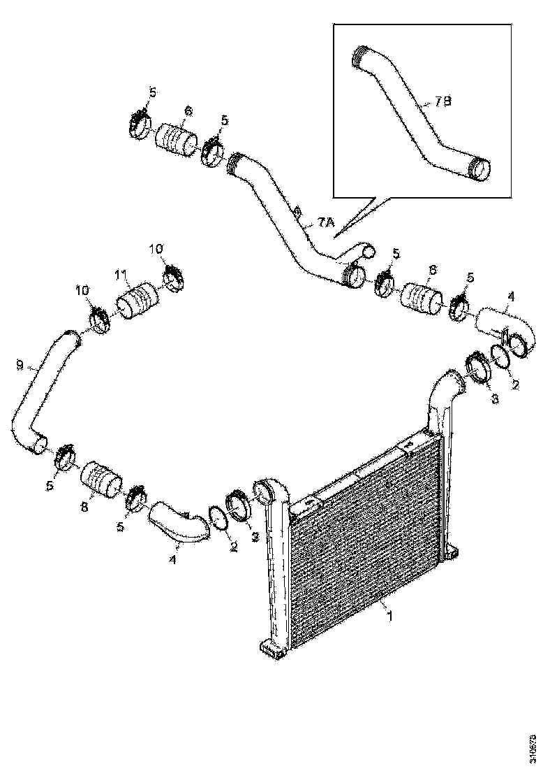 Buy 1767850 CHARGE AIR COOLER SCANIA
