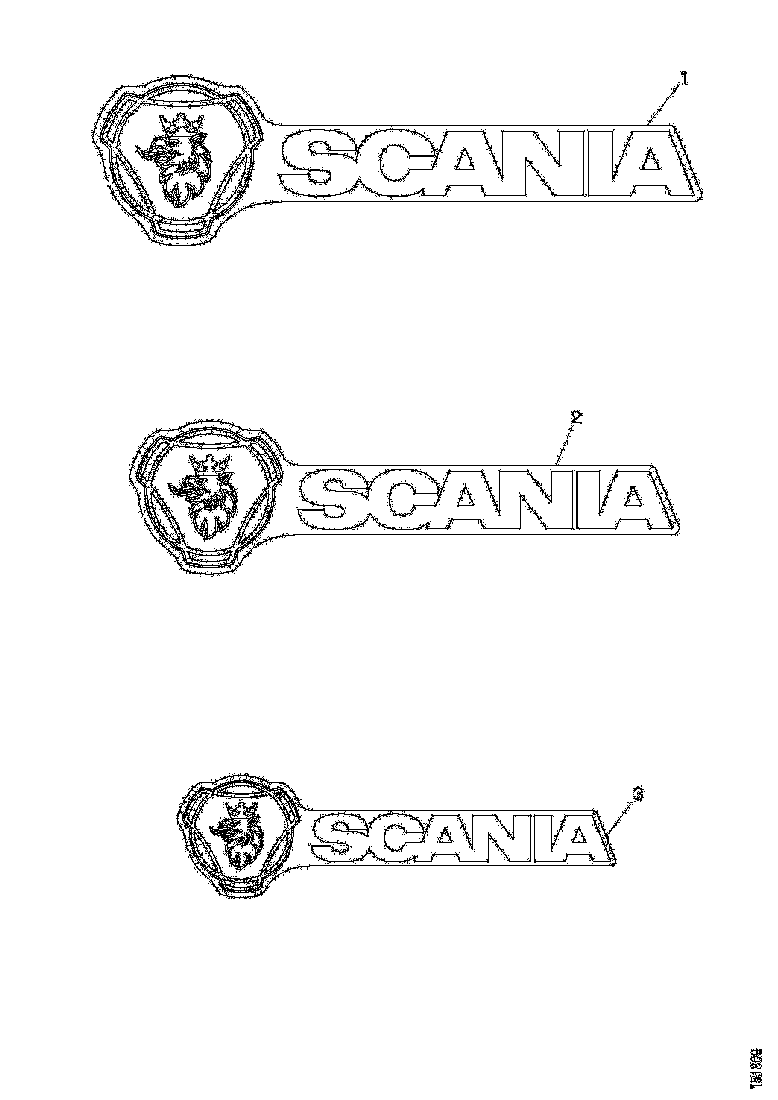 Buy 1769922 BADGE SCANIA