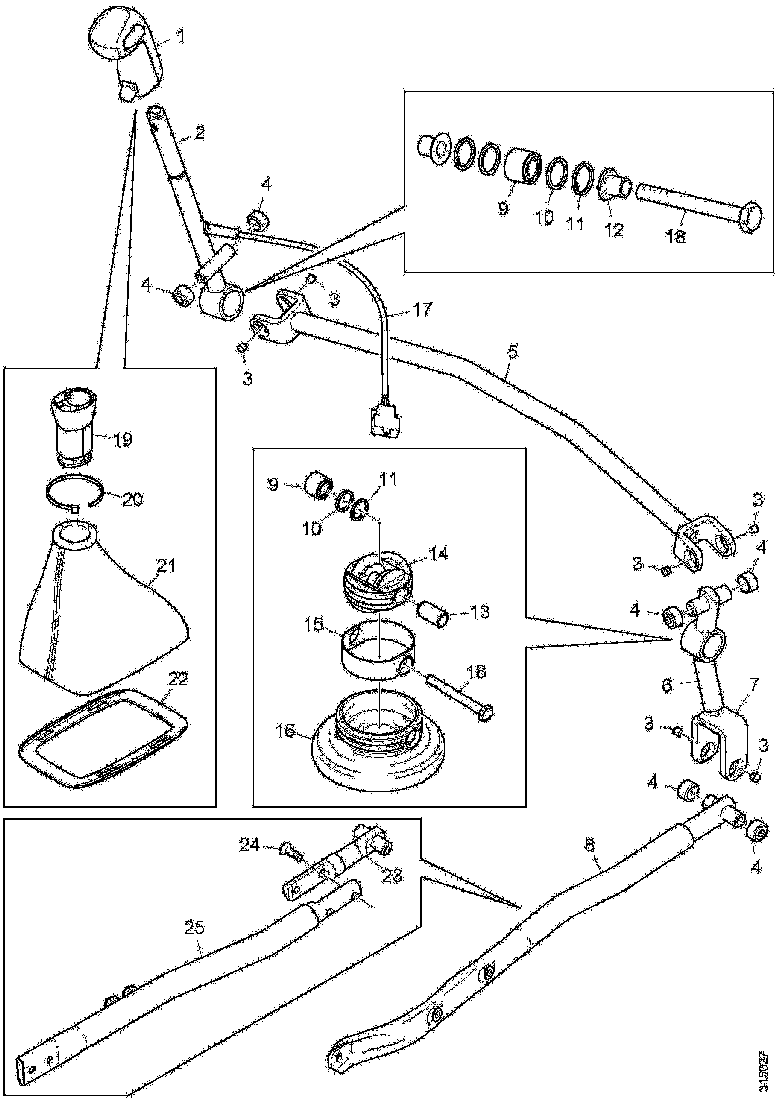Buy 1772772 GEAR LEVER SCANIA