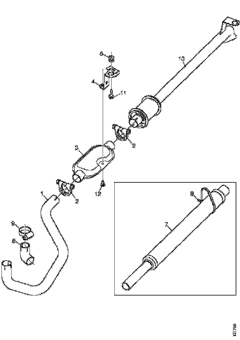 Buy 1773626 EXHAUST PIPE SCANIA
