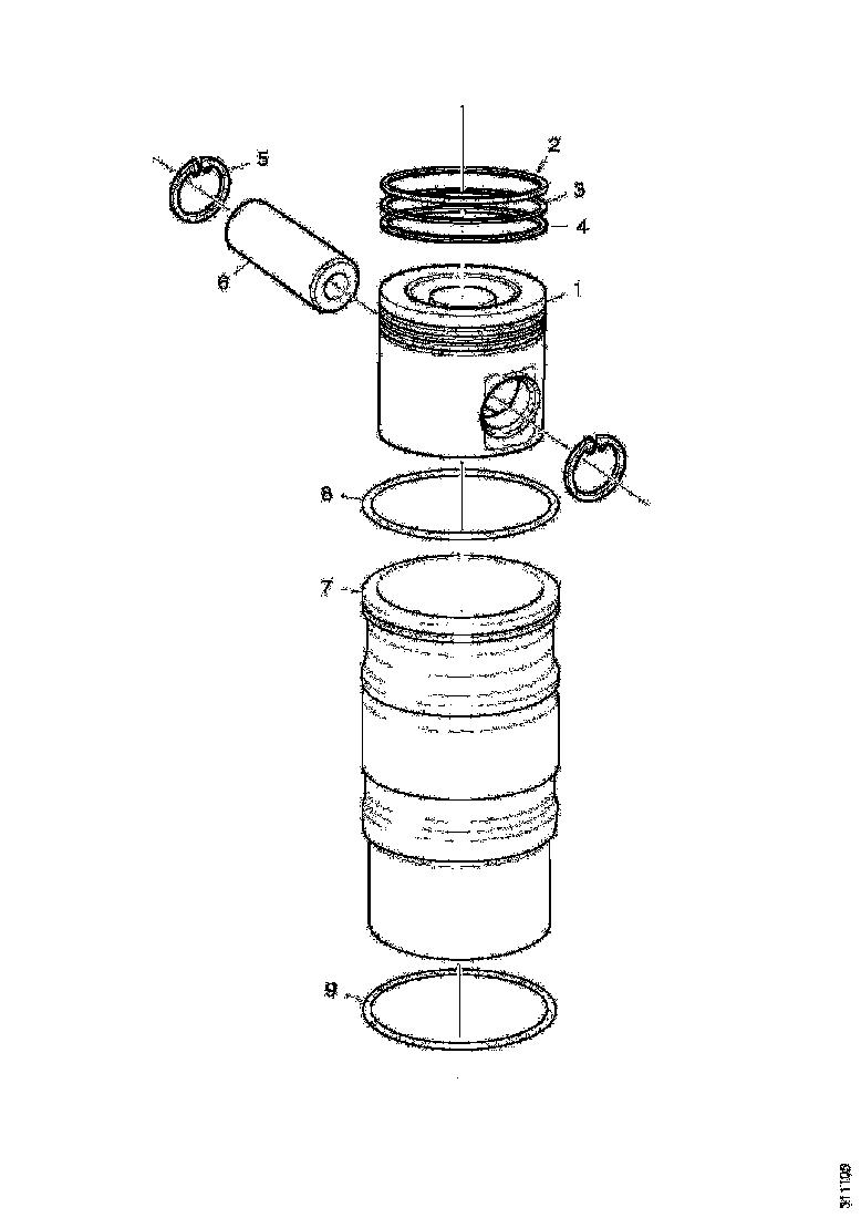 Buy 1773931 CYLINDER LINER KIT SCANIA