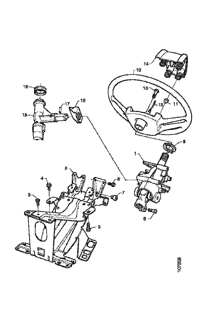Buy 1776871 STEERING/STARTER LOCK SCANIA