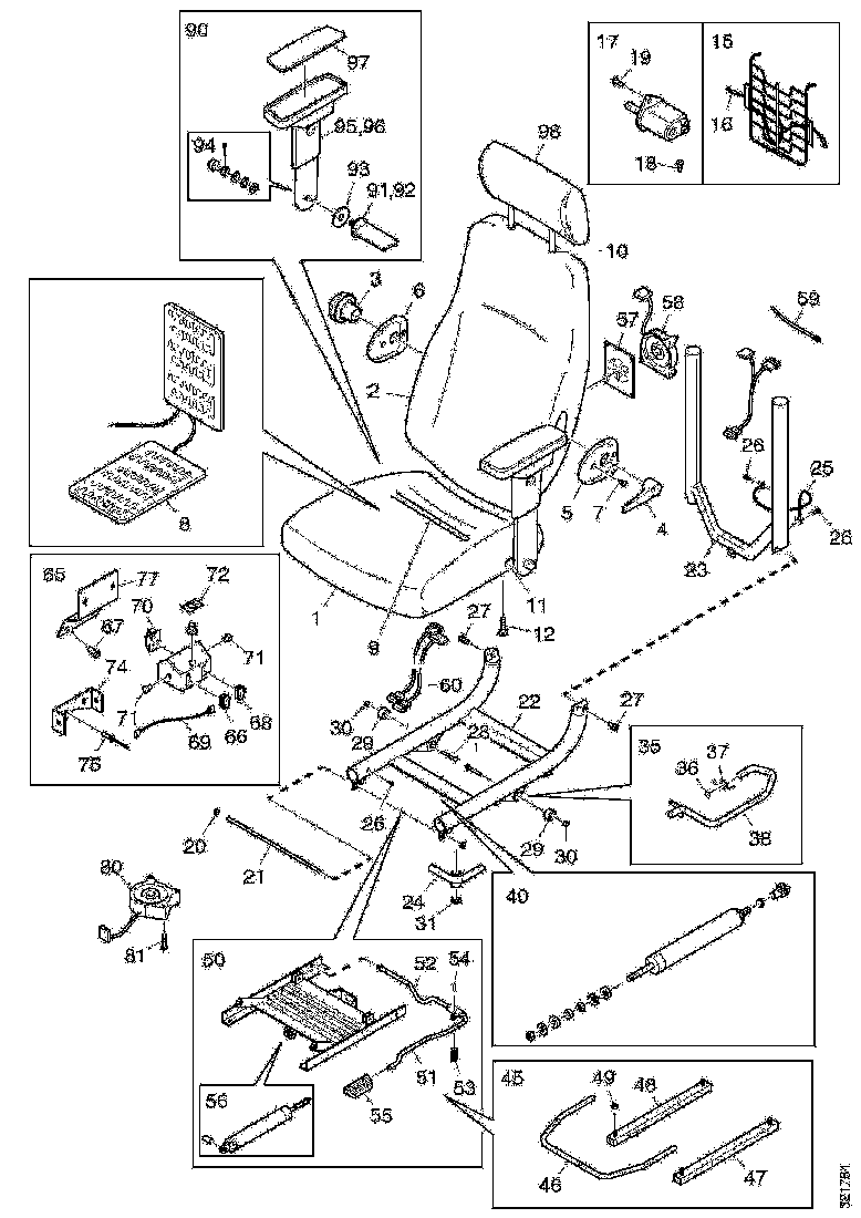 Buy 1779292 ARMREST SCANIA