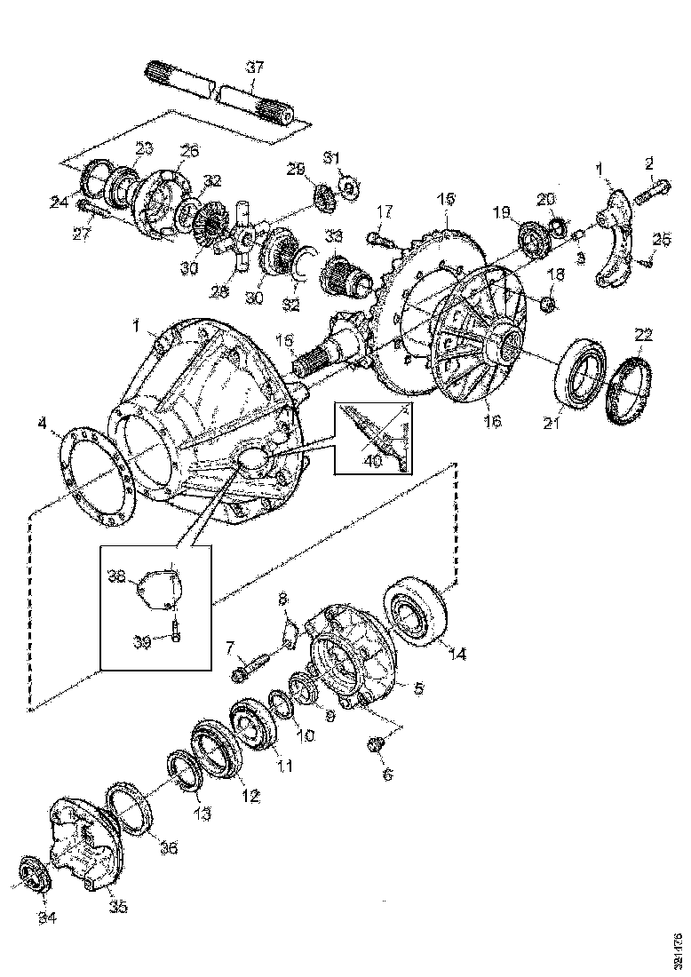 Buy 1779525 DIFF GEAR SCANIA
