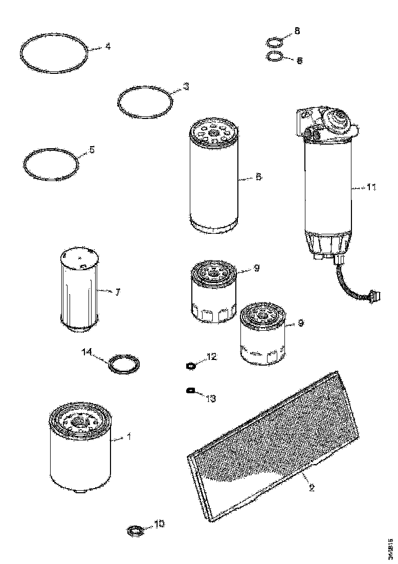 Buy 1780730 PREFILTER SCANIA
