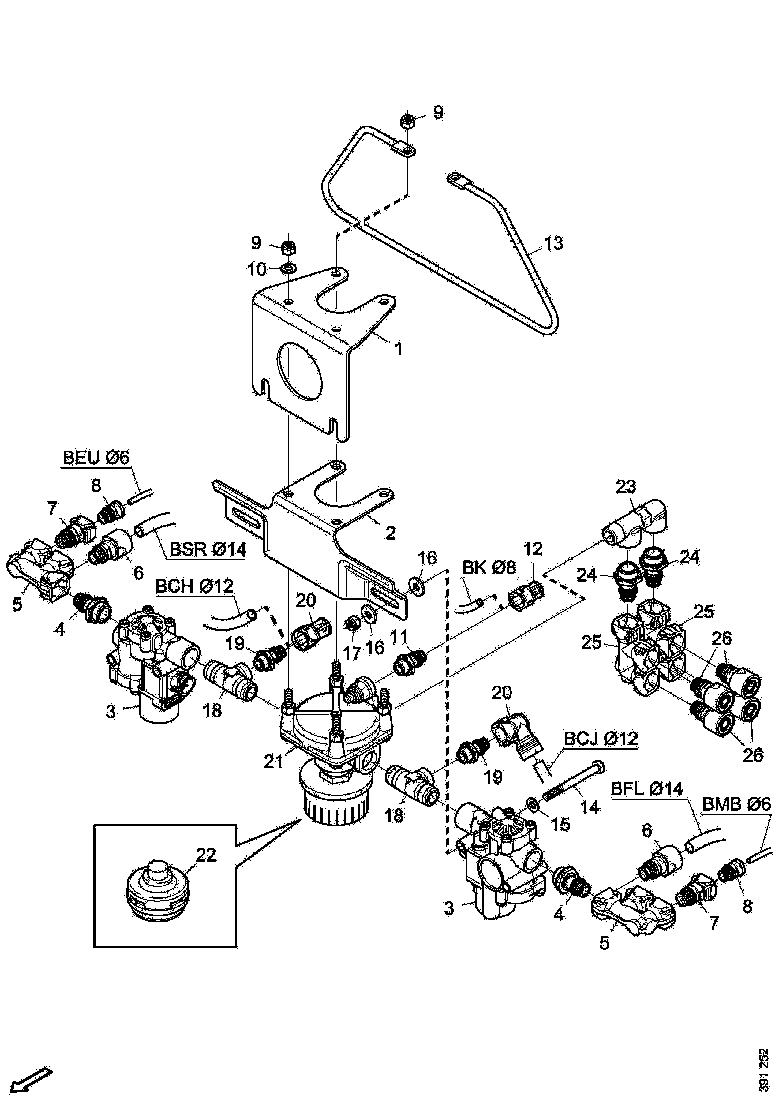 Buy 1784124 BRACKET SCANIA