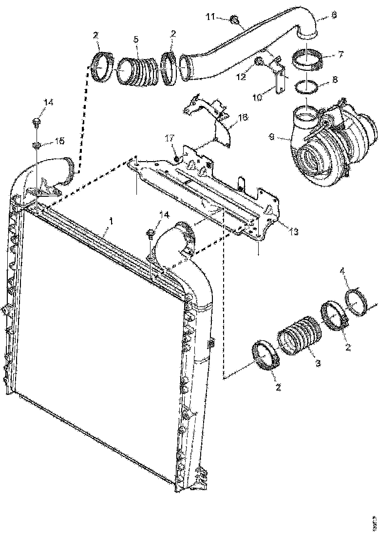 Buy 1794069 CHARGE AIR PIPE SCANIA