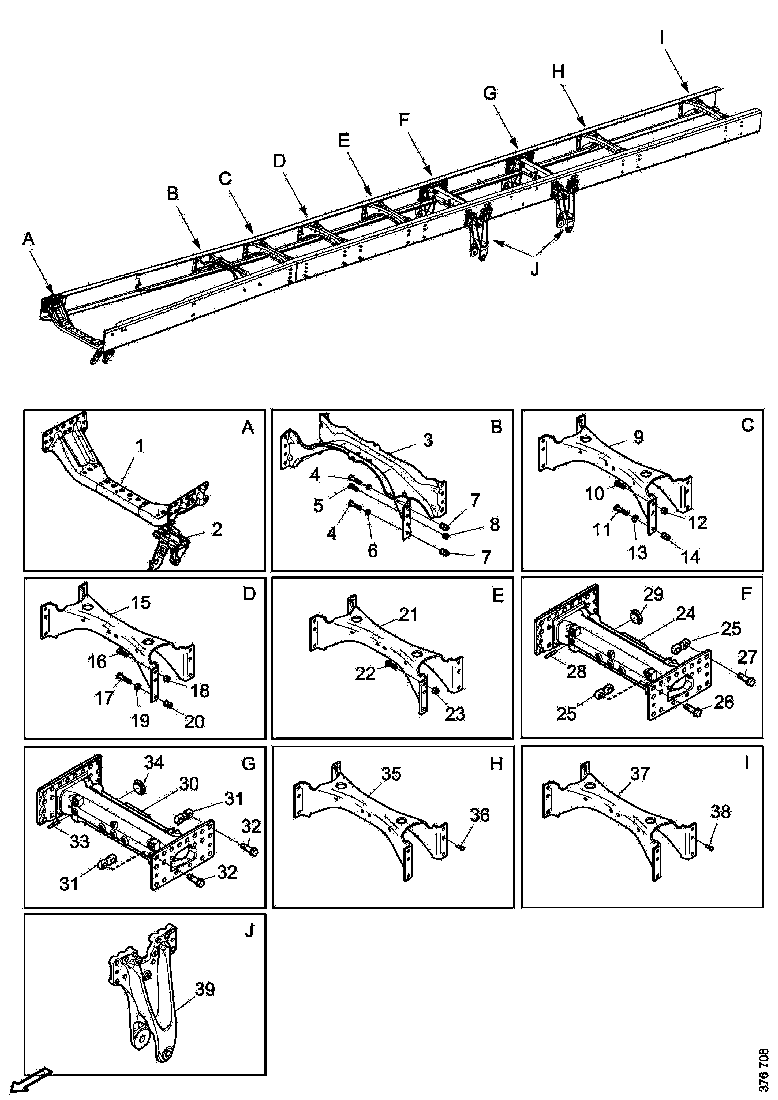 Buy 1798017 CROSS MEMBER SCANIA