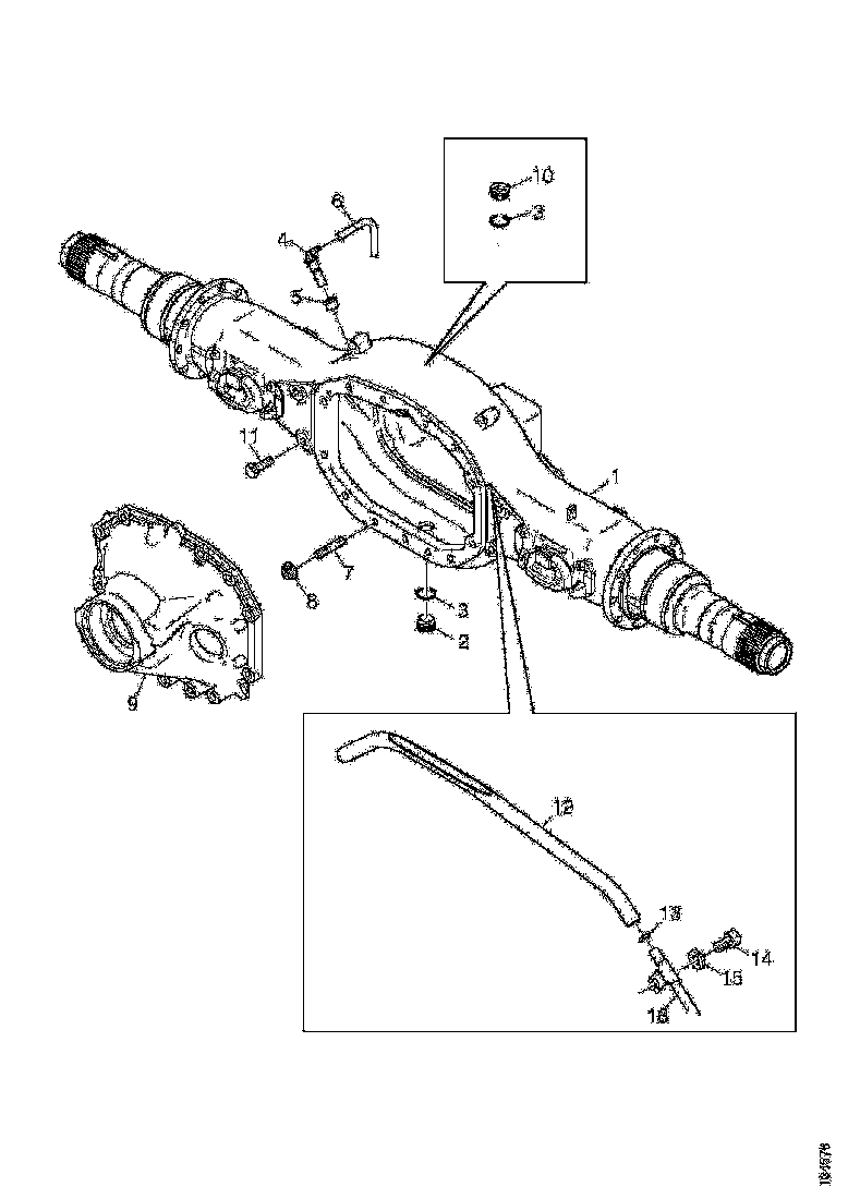 Buy 1798543 REAR AXLE SCANIA