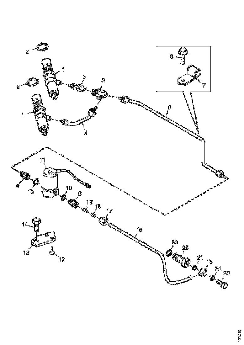 Buy 1799177 FUEL PIPE SCANIA