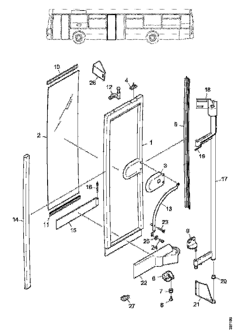Buy 1801671 DOOR WINDOW, THERMOPANE SCANIA