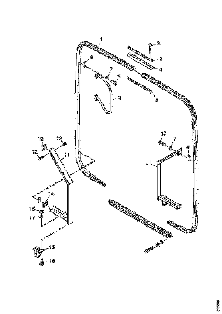 Buy 1801948 MOUNTING FRAME SCANIA
