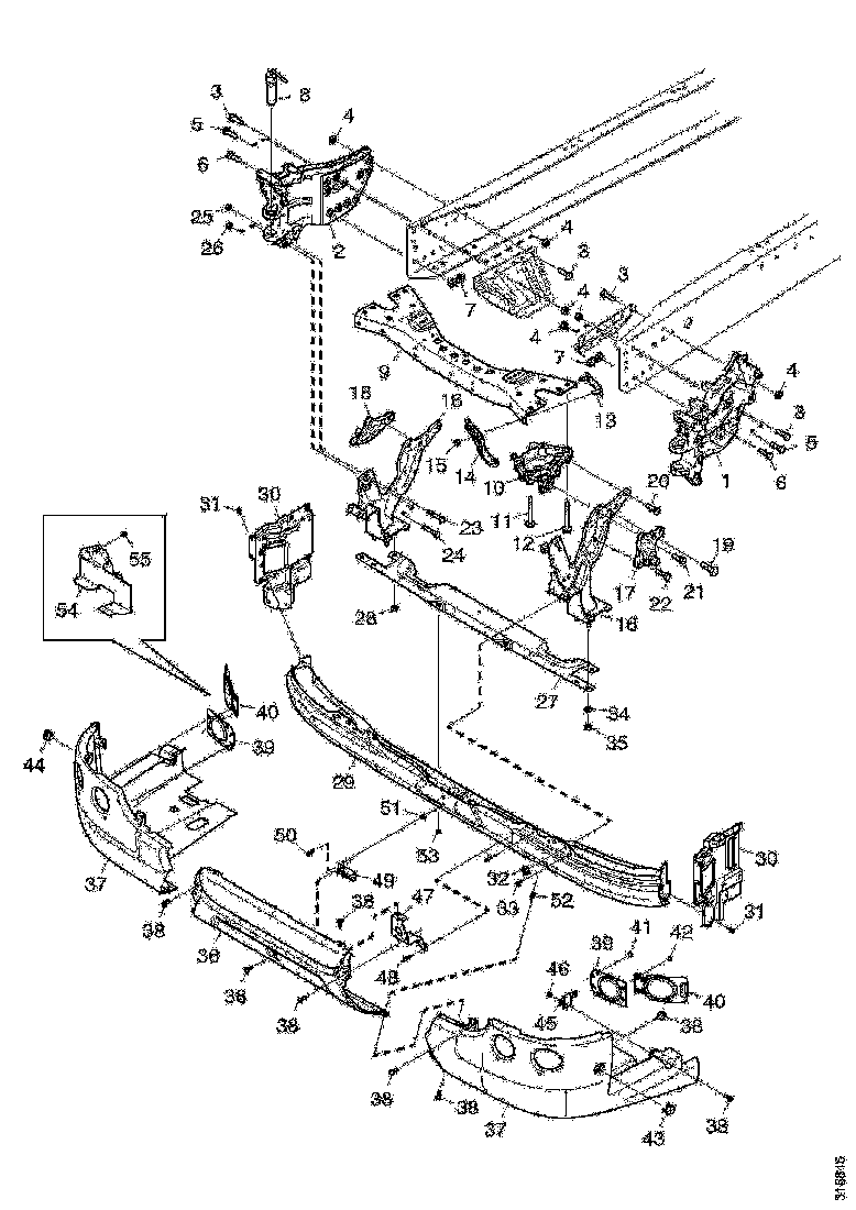 Buy 1802160 BUMPER BRACKET SCANIA