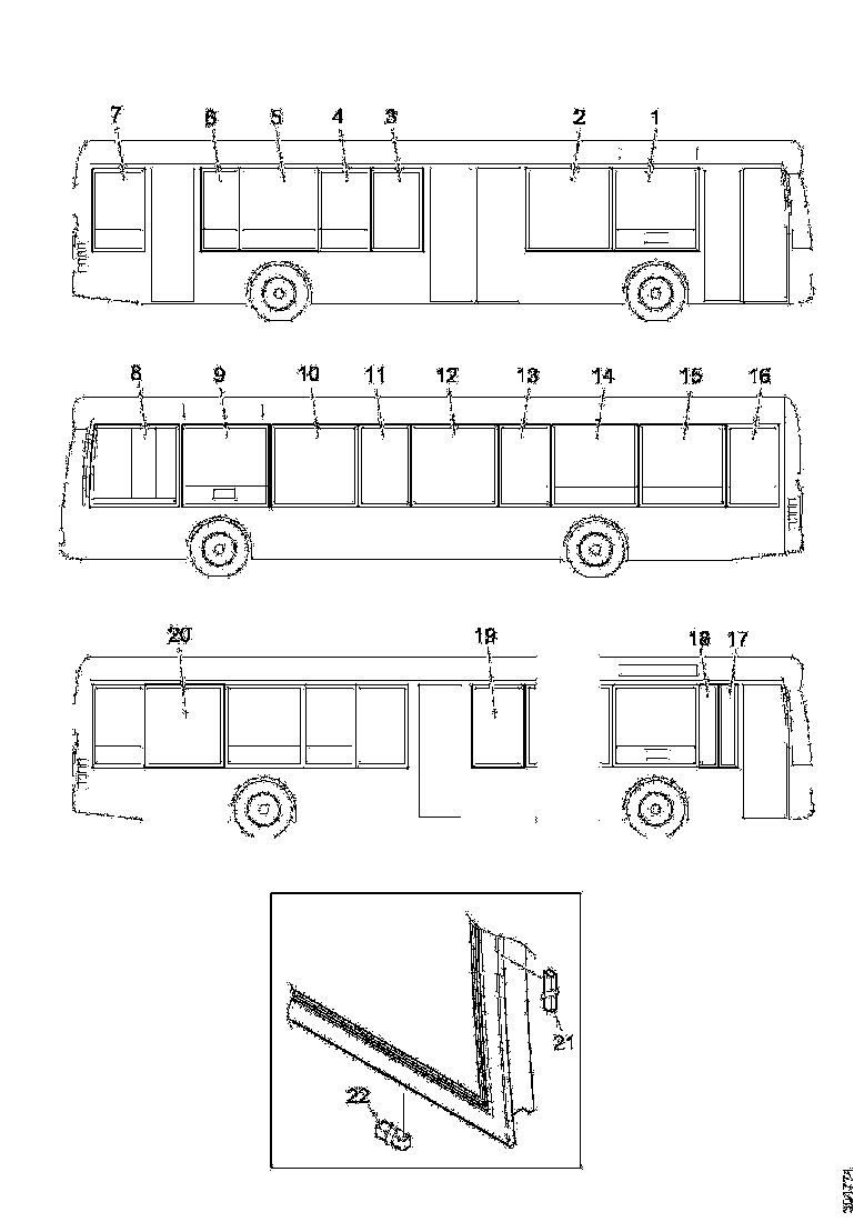 Buy 1802728 SIDE WINDOW THERMOPANE SCANIA