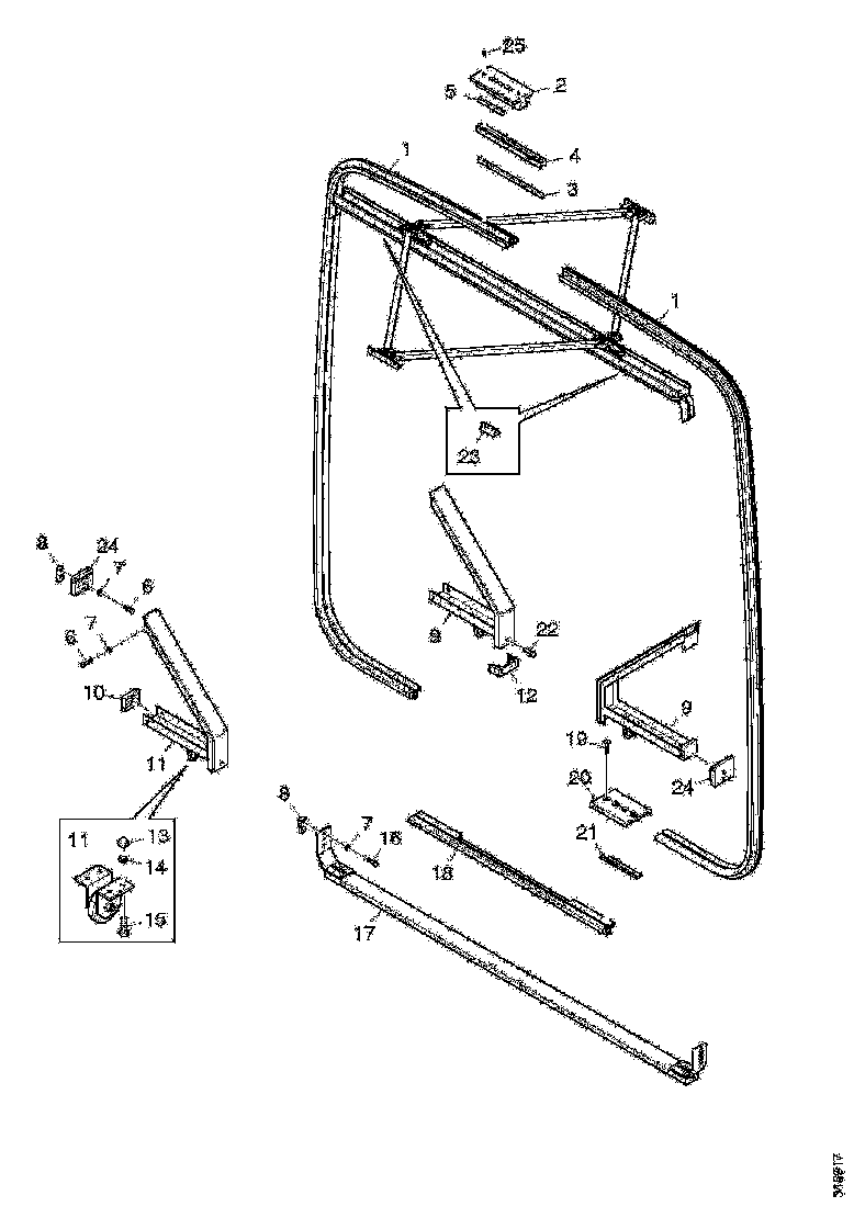 Buy 1803199 MOUNTING FRAME SCANIA