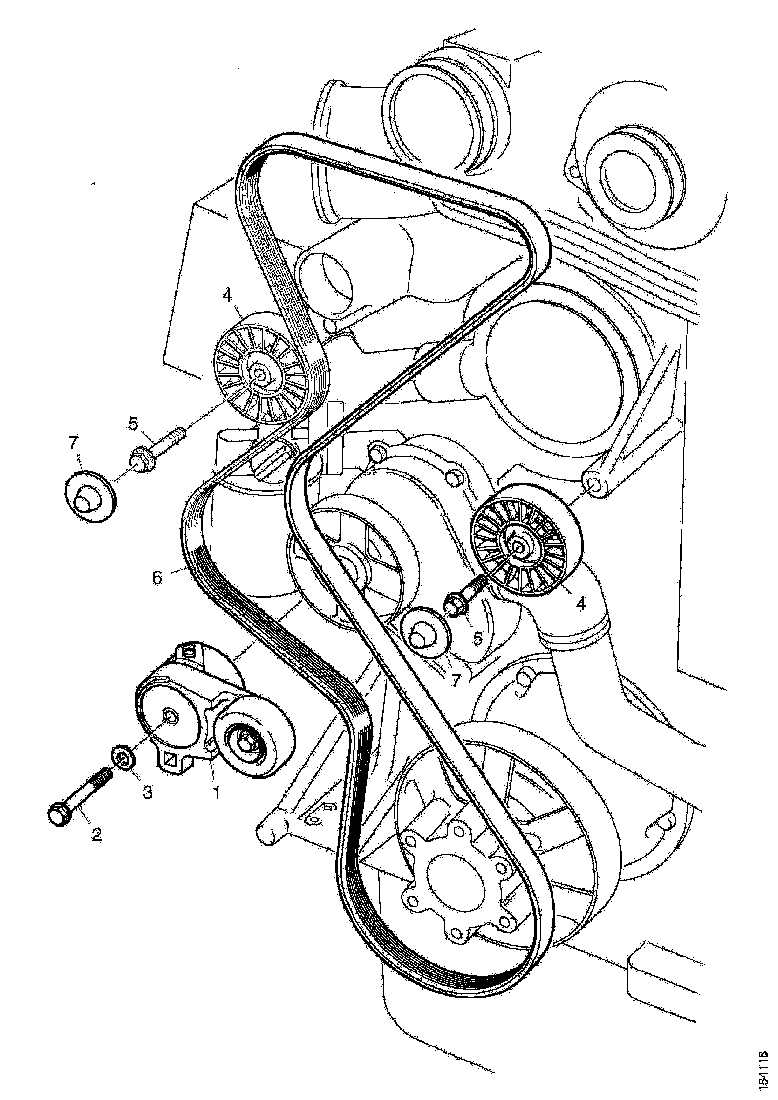 Buy 1803333 POLY V-BELT SCANIA