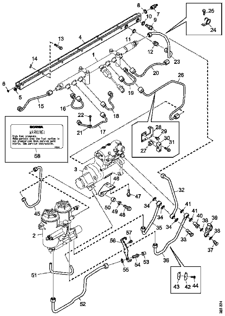 Buy 1823011 FUEL PIPE SCANIA