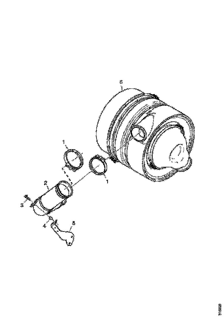 Buy 1825035 EXHAUST HOSE SCANIA