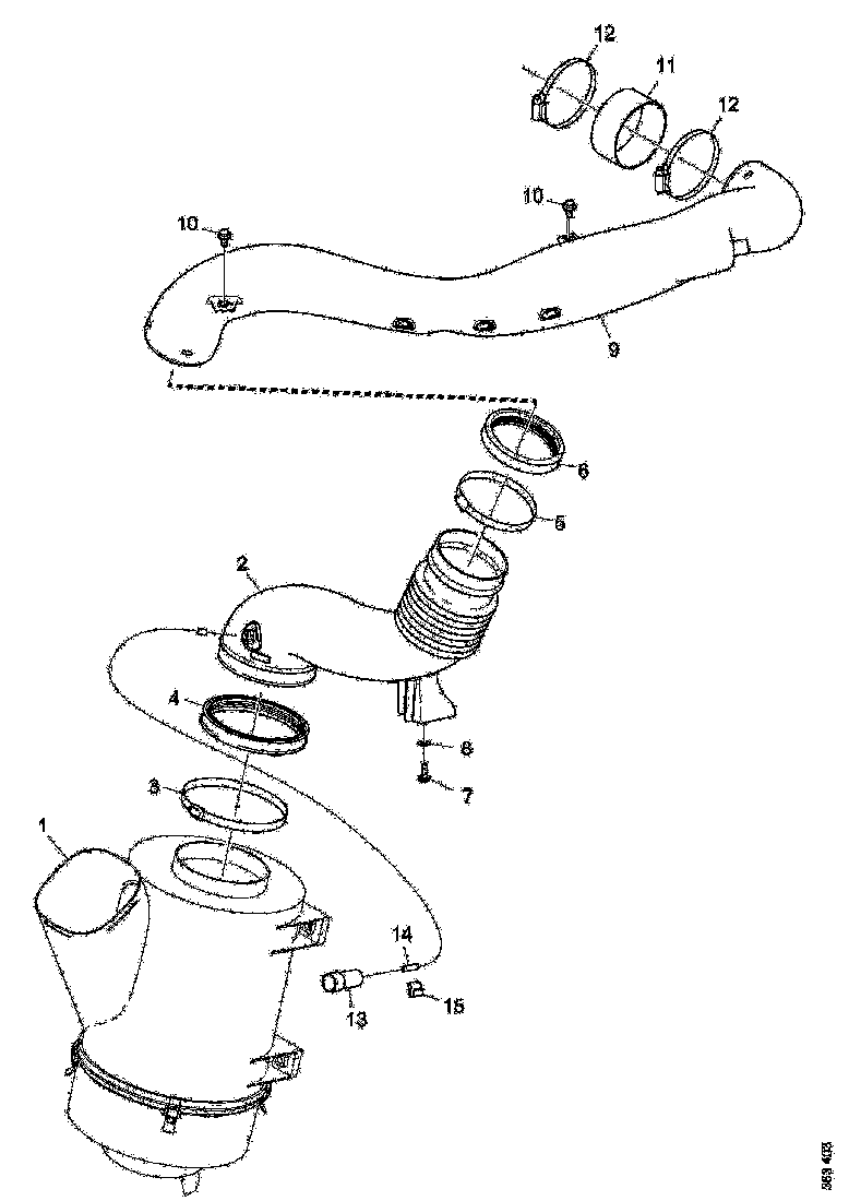 Buy 1825413 AIR PIPE SCANIA