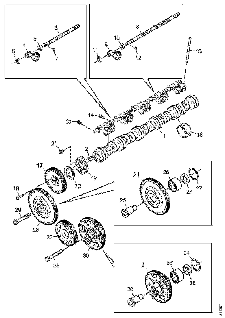 Buy 1832910 CAMSHAFT SCANIA
