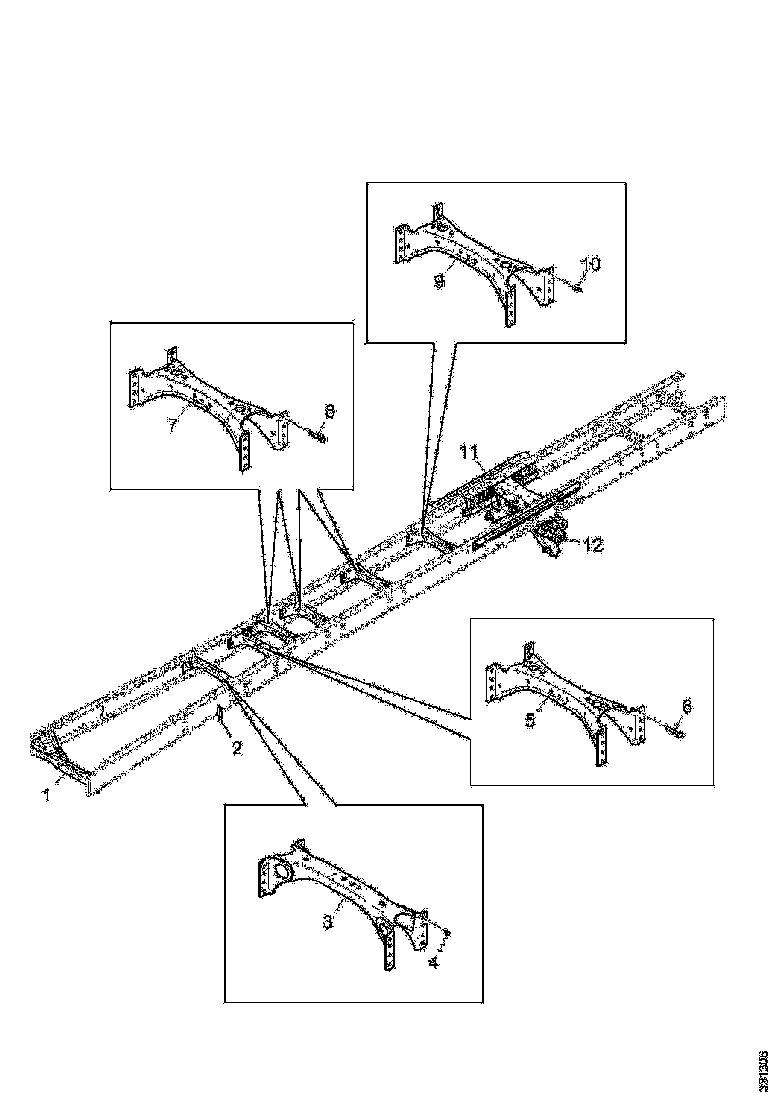 Buy 1833924 CROSS MEMBER SCANIA