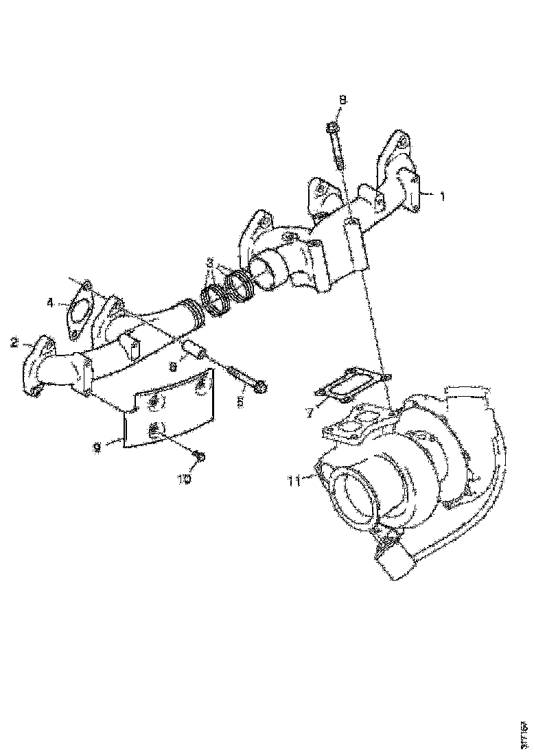 Buy 1850822 TURBO MANIFOLD SCANIA