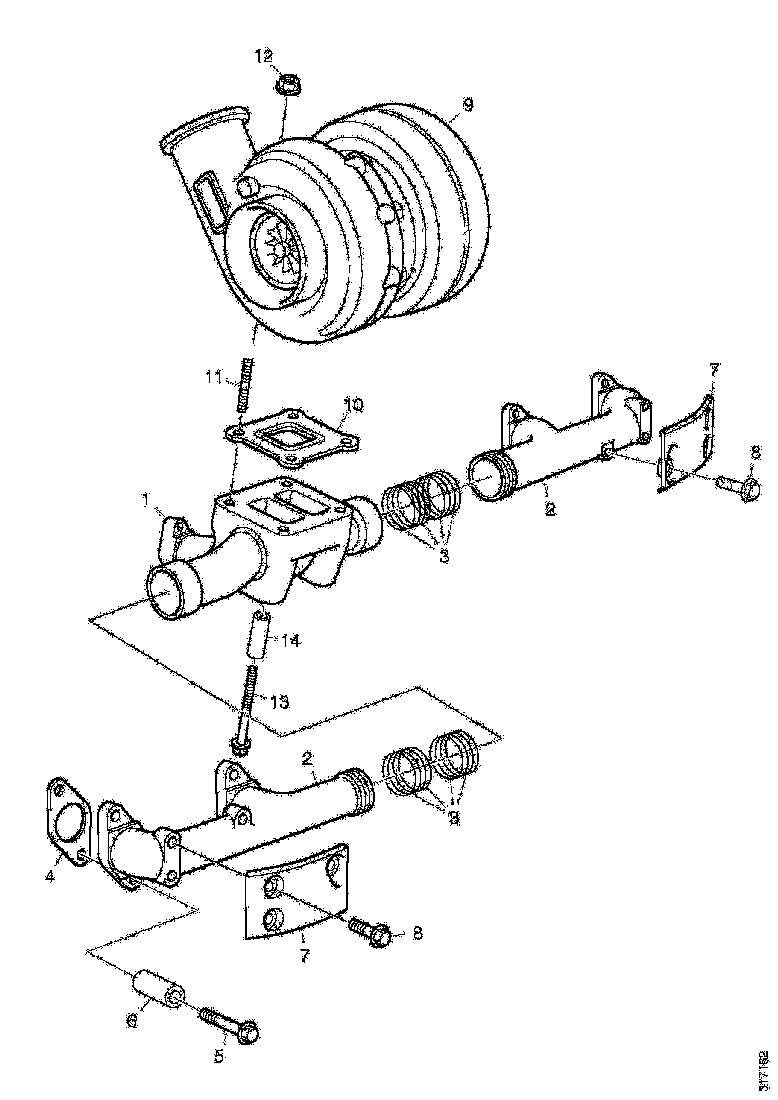 Buy 1850825 TURBO MANIFOLD SCANIA