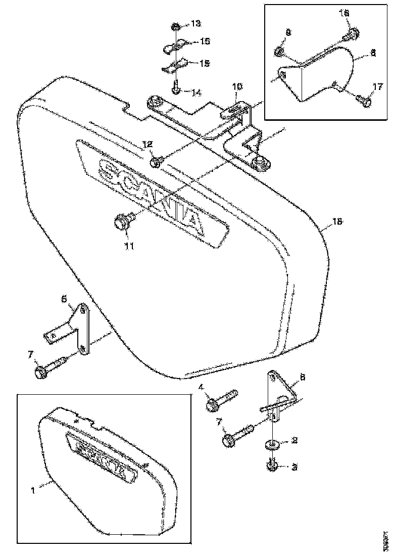 Buy 1852560 PROTECTIVE CASING SCANIA