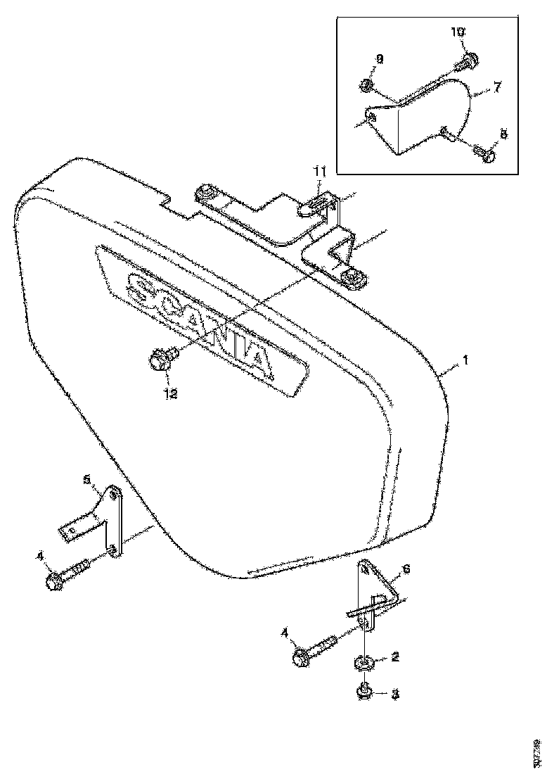 Buy 1852561 PROTECTIVE CASING SCANIA