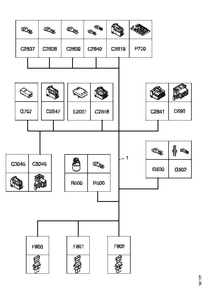 Buy 1853266 CABLE HARNESS SCANIA
