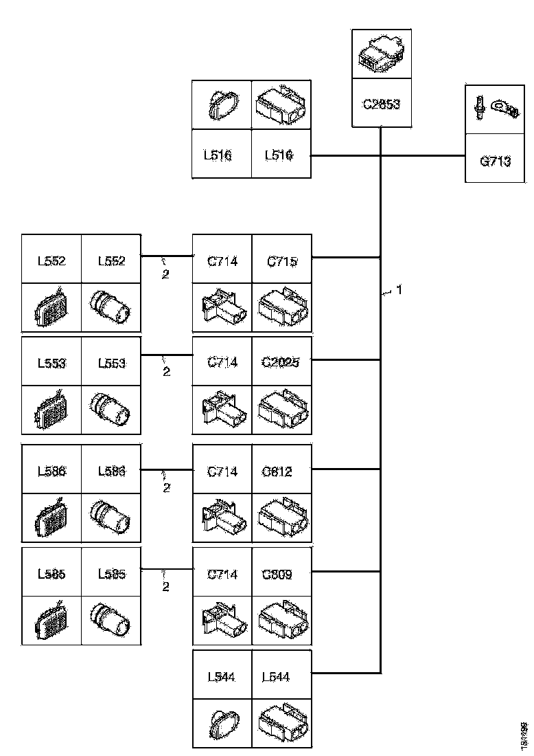 Buy 1853966 CABLE HARNESS SCANIA