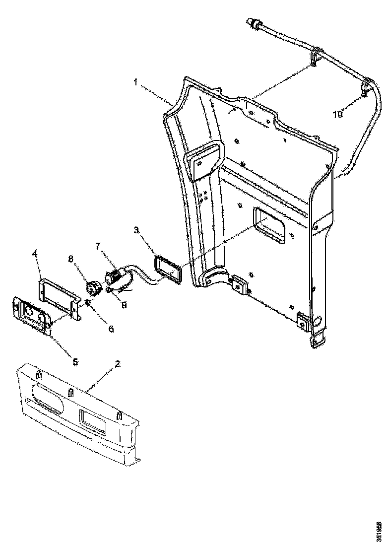 Buy 1854234 BOARDING STEP STRUCTURE SCANIA