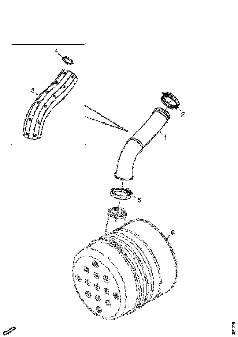 Buy 1855270 EXHAUST HOSE SCANIA