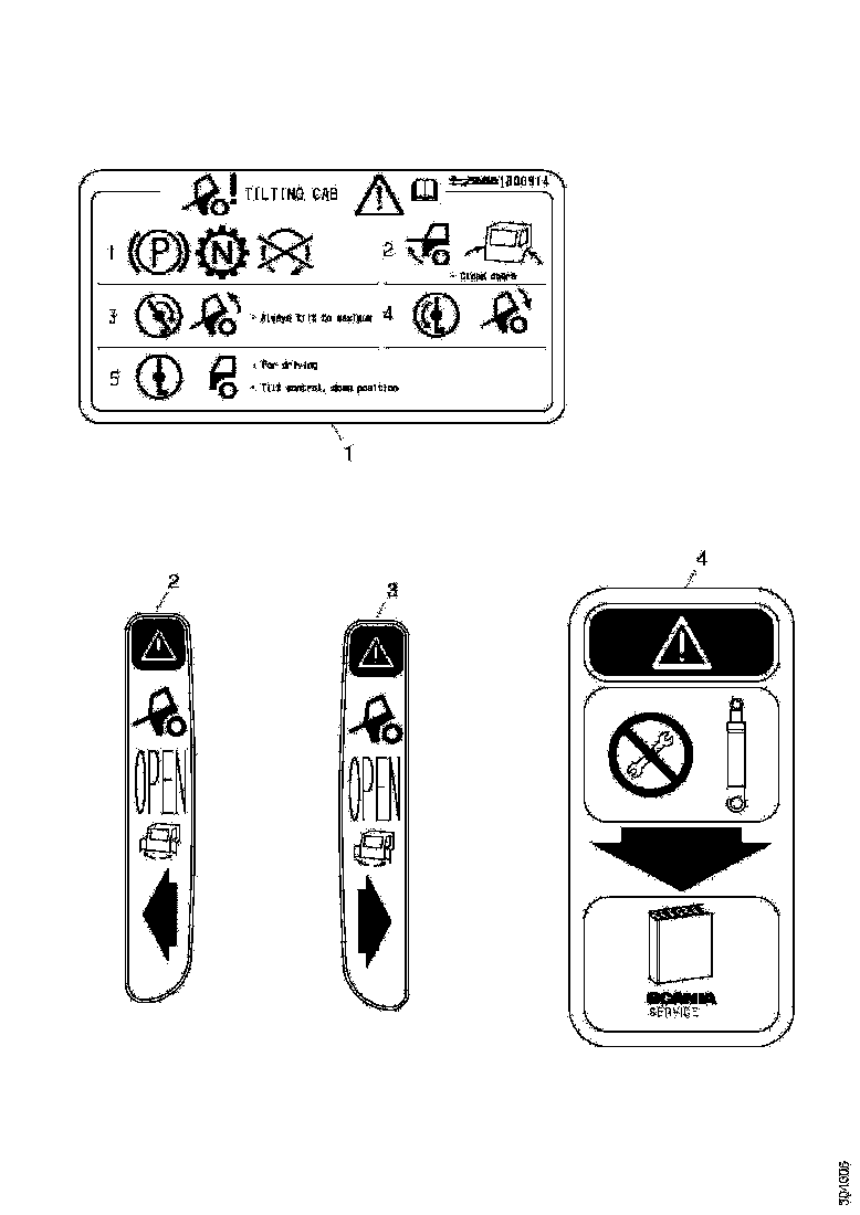 Buy 1855578 STICKER SCANIA