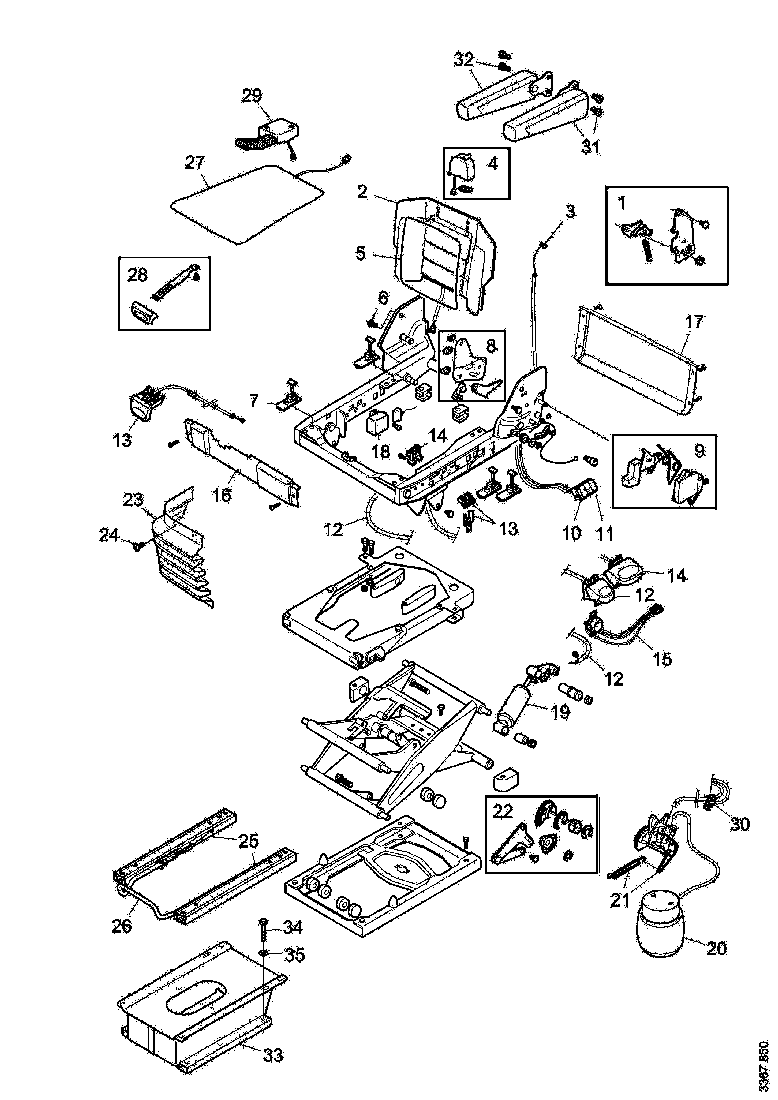 Buy 1856322 ARMREST SCANIA