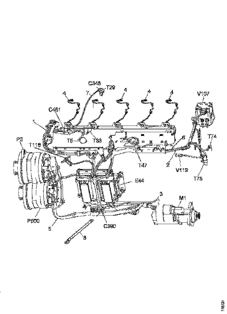 Buy 1857573 CABLE HARNESS SCANIA