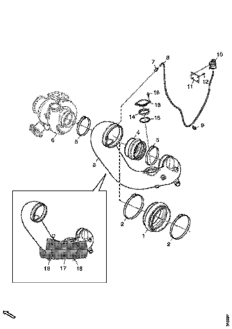 Buy 1858036 INLET PIPE SCANIA